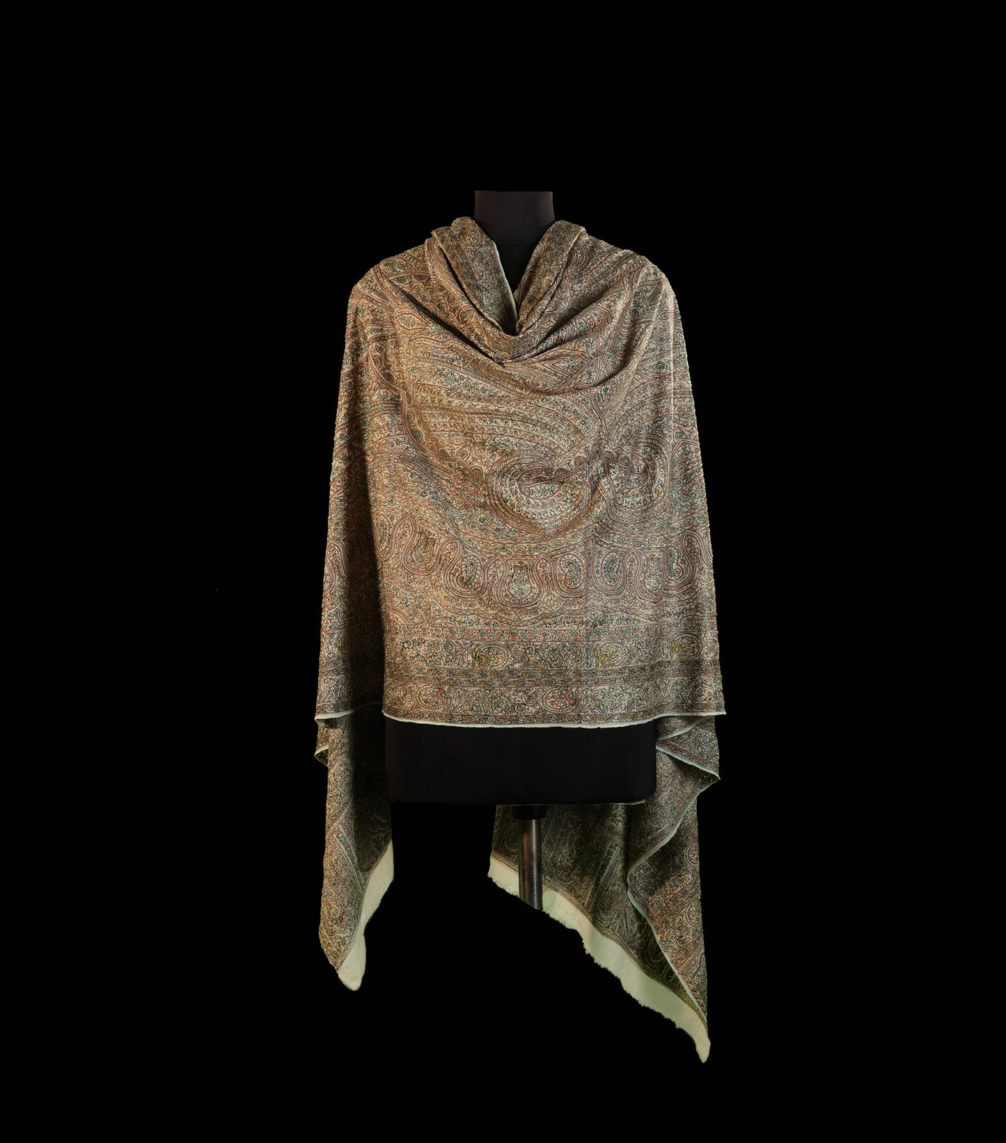 Maheen Kari Jamawar Pashmina Shawl